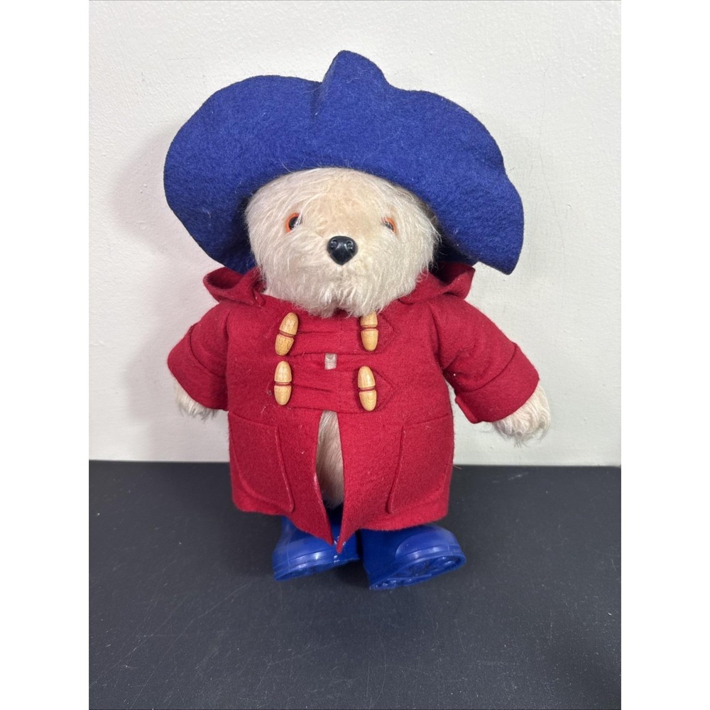 Vintage‎ 1981 Gabrielle Designs Paddington Bear Red Coat Blue Hat England